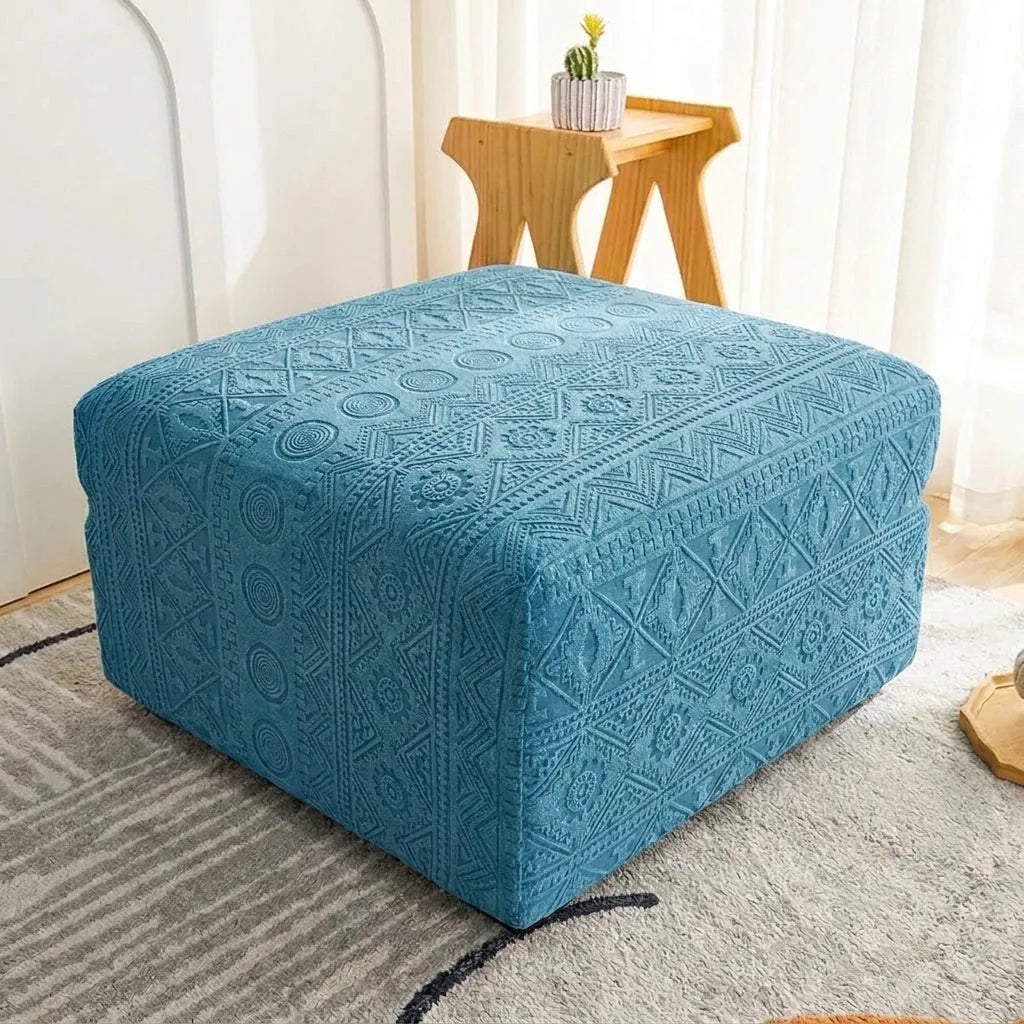 Boho Jacquard Fleece Stretch Slipcover
