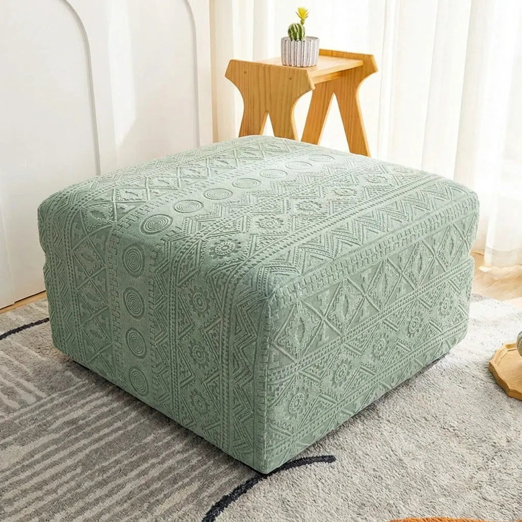 Boho Jacquard Fleece Stretch Slipcover
