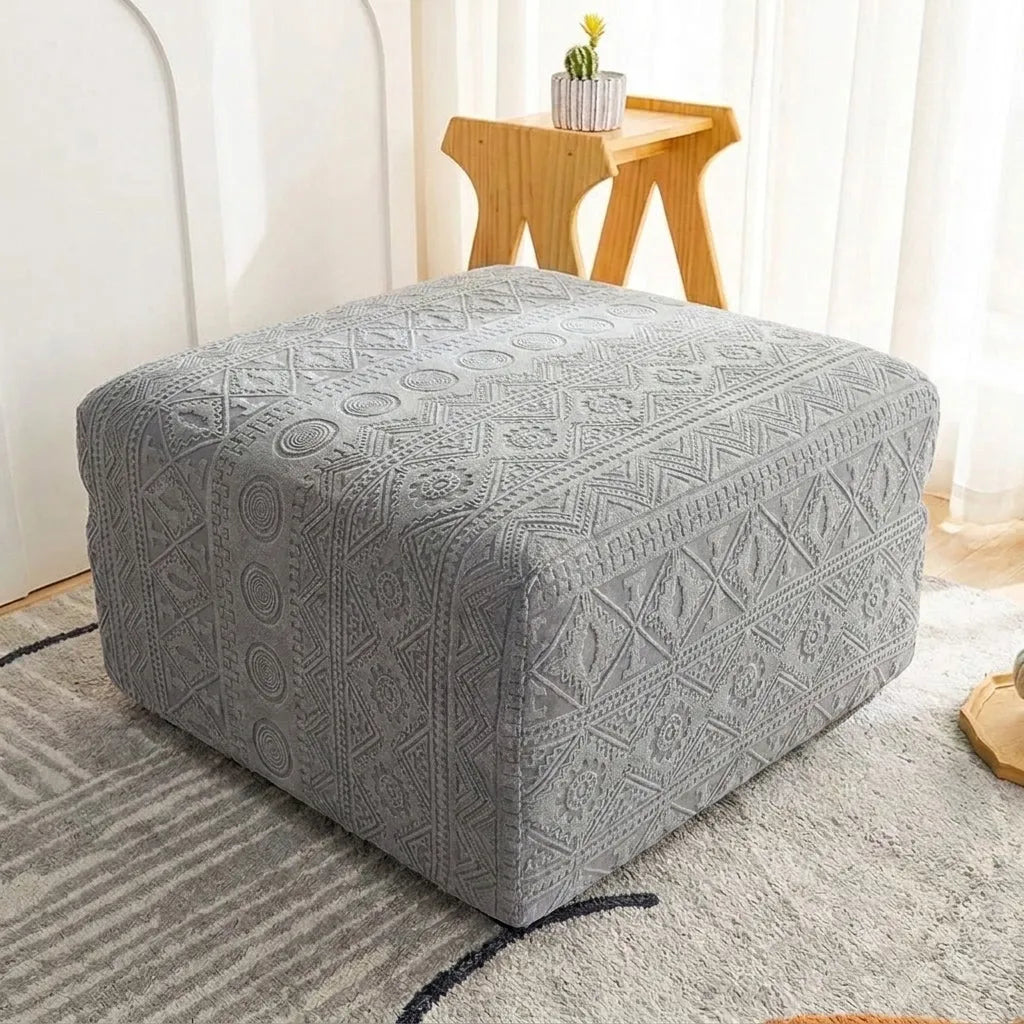 Boho Jacquard Fleece Stretch Slipcover