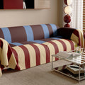 Bold Stripe Retro Sofa Cover