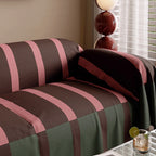 Bold Stripe Retro Sofa Cover