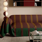 Bold Stripe Retro Sofa Cover