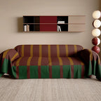 Bold Stripe Retro Sofa Cover
