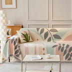 Botanical Arch Earth Tone Sofa Throw