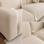 Boucle Stretch Modular Sofa Cover