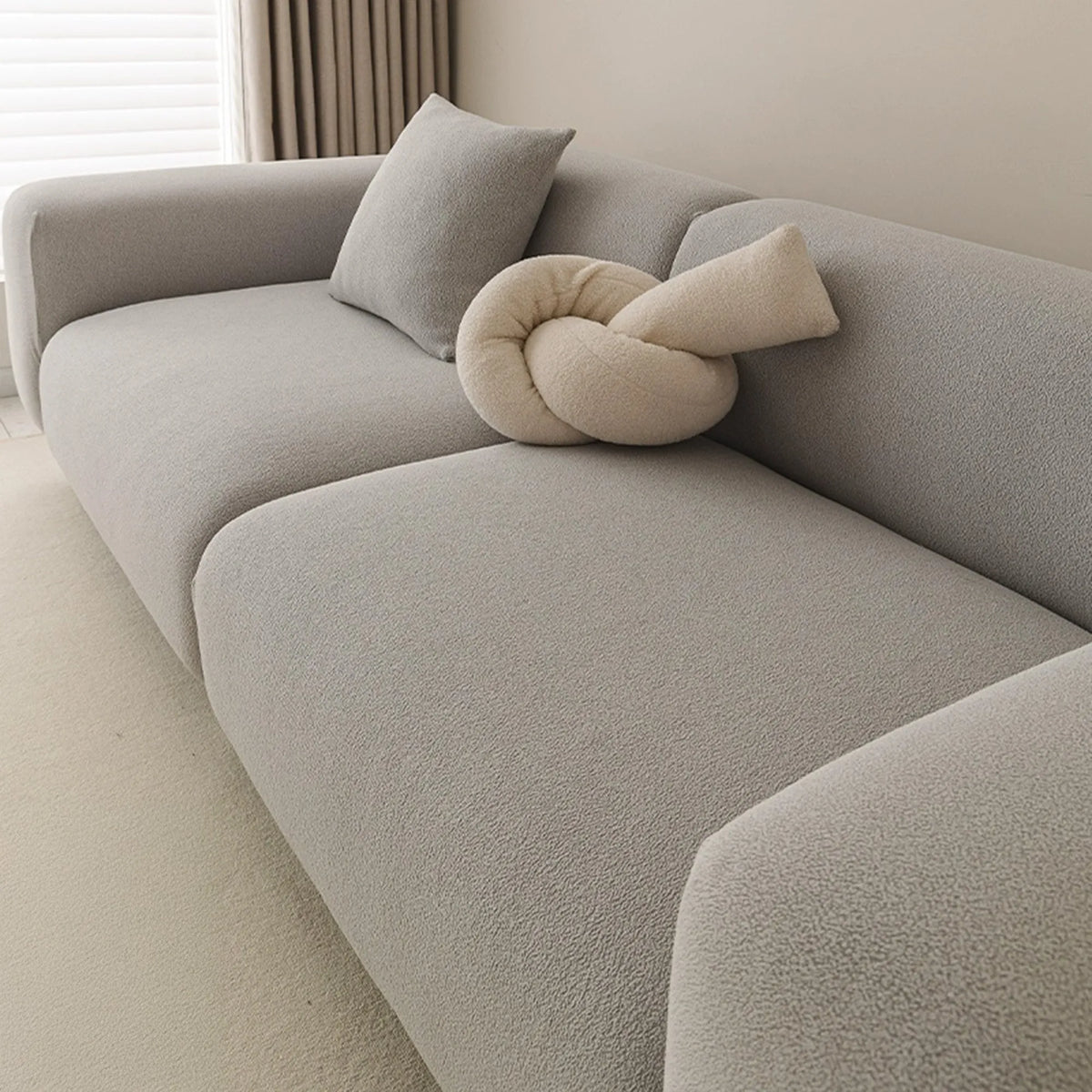 Boucle Stretch Modular Sofa Cover