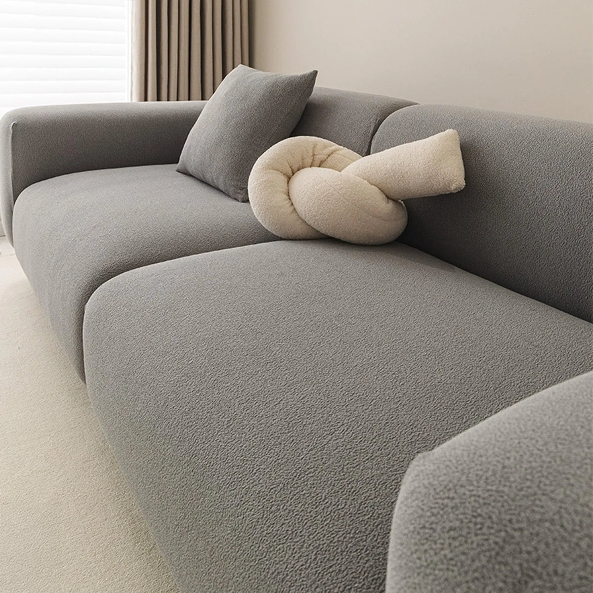 Boucle Stretch Modular Sofa Cover