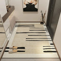 Brush Stroke Sand Short Pile Rug