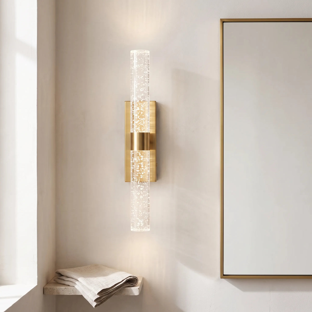 Bubble Crystal Cordless Wall Light