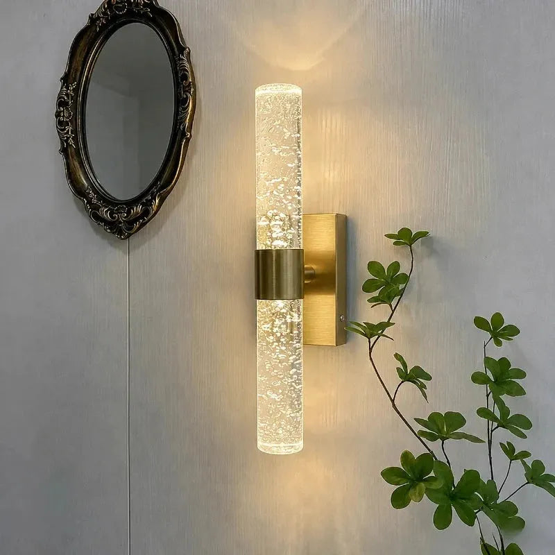Bubble Crystal Cordless Wall Light