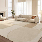 Calm Curves Oat Area Rug