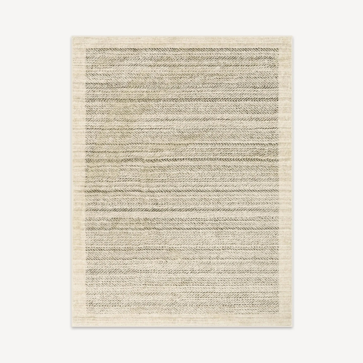 Charcoal Herringbone Large Area Rug