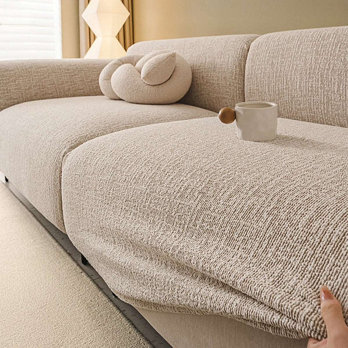 Chenille Stretch Modular Sofa Cover