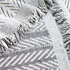 Chevron Herringbone Sofa Throw