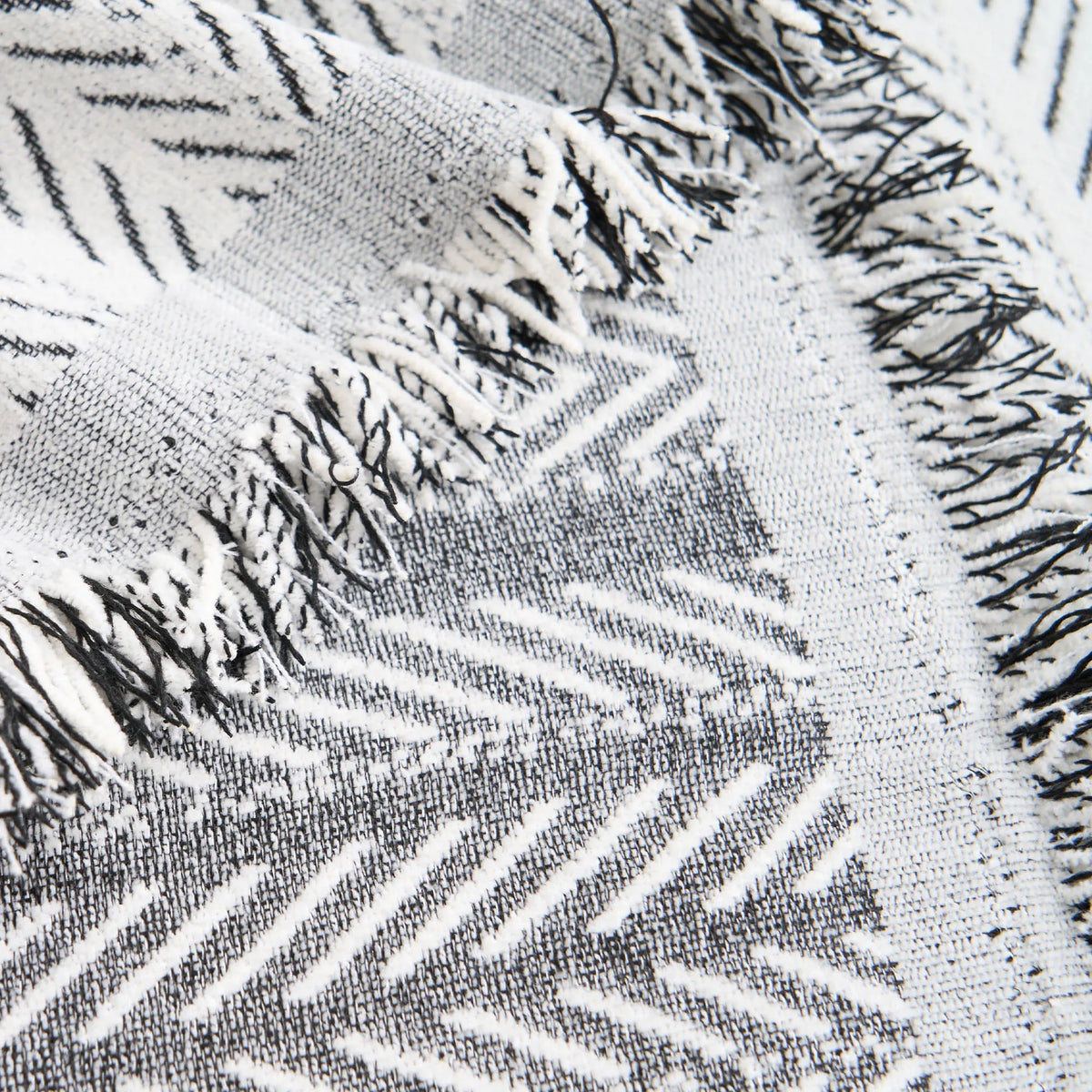 Chevron Herringbone Sofa Throw