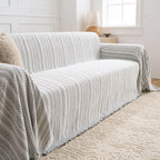 Chevron Herringbone Sofa Throw