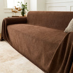 Classic Herringbone Thick Chenille Throw