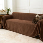 Classic Herringbone Thick Chenille Throw