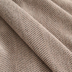 Classic Herringbone Thick Chenille Throw