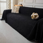 Classic Herringbone Thick Chenille Throw