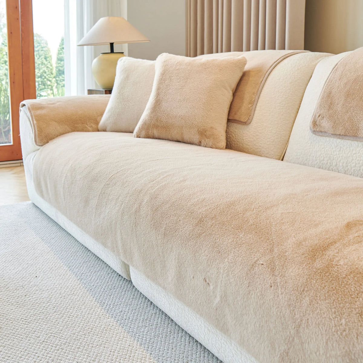 Classic Mink Plush Seat Cover
