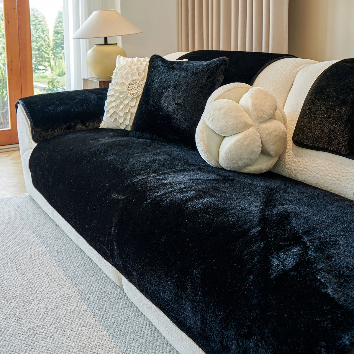Classic Mink Plush Seat Cover