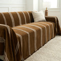 Classic Stripe Chenille Sofa Cover