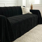 Classic Stripe Chenille Sofa Cover