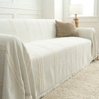 Classic Stripe Chenille Sofa Cover