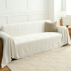 Classic Stripe Chenille Sofa Cover