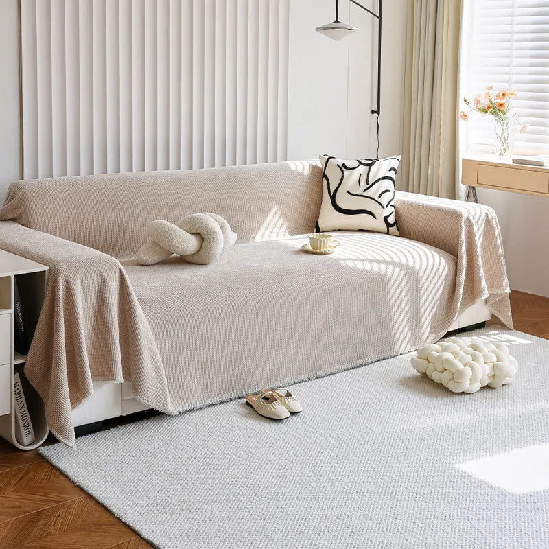 Classic Weave Patterned Sofa Throw