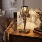Clear Crystal Touch Table Lamp