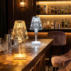 Clear Crystal Touch Table Lamp