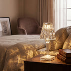 Clear Crystal Touch Table Lamp