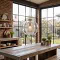 Clear Glass Globe Pendant, G4 LED
