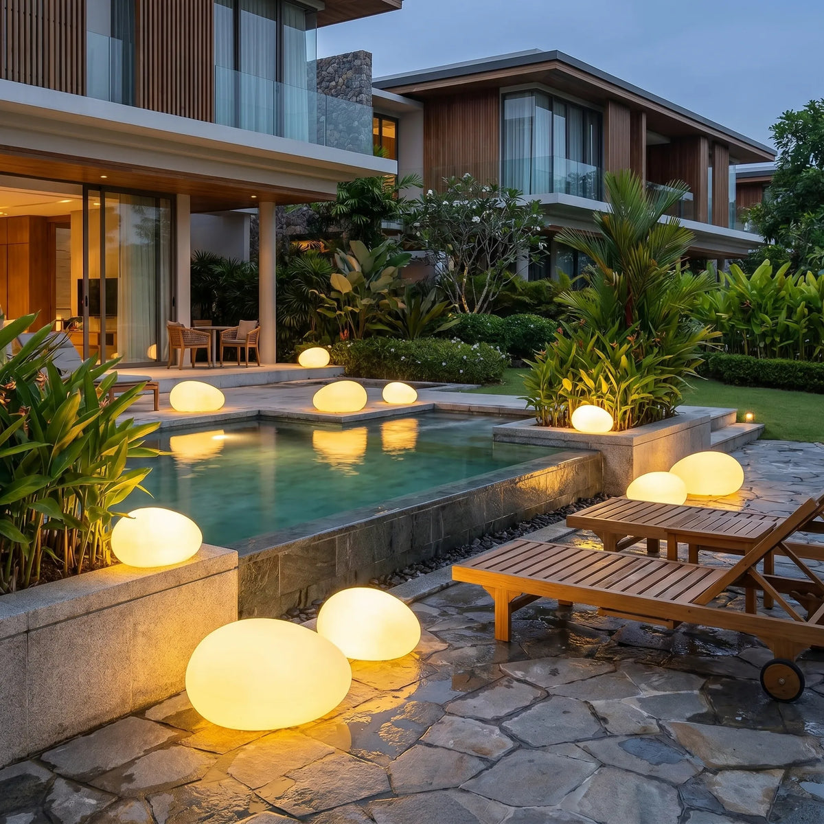 Cobblestone Colour Garden Light