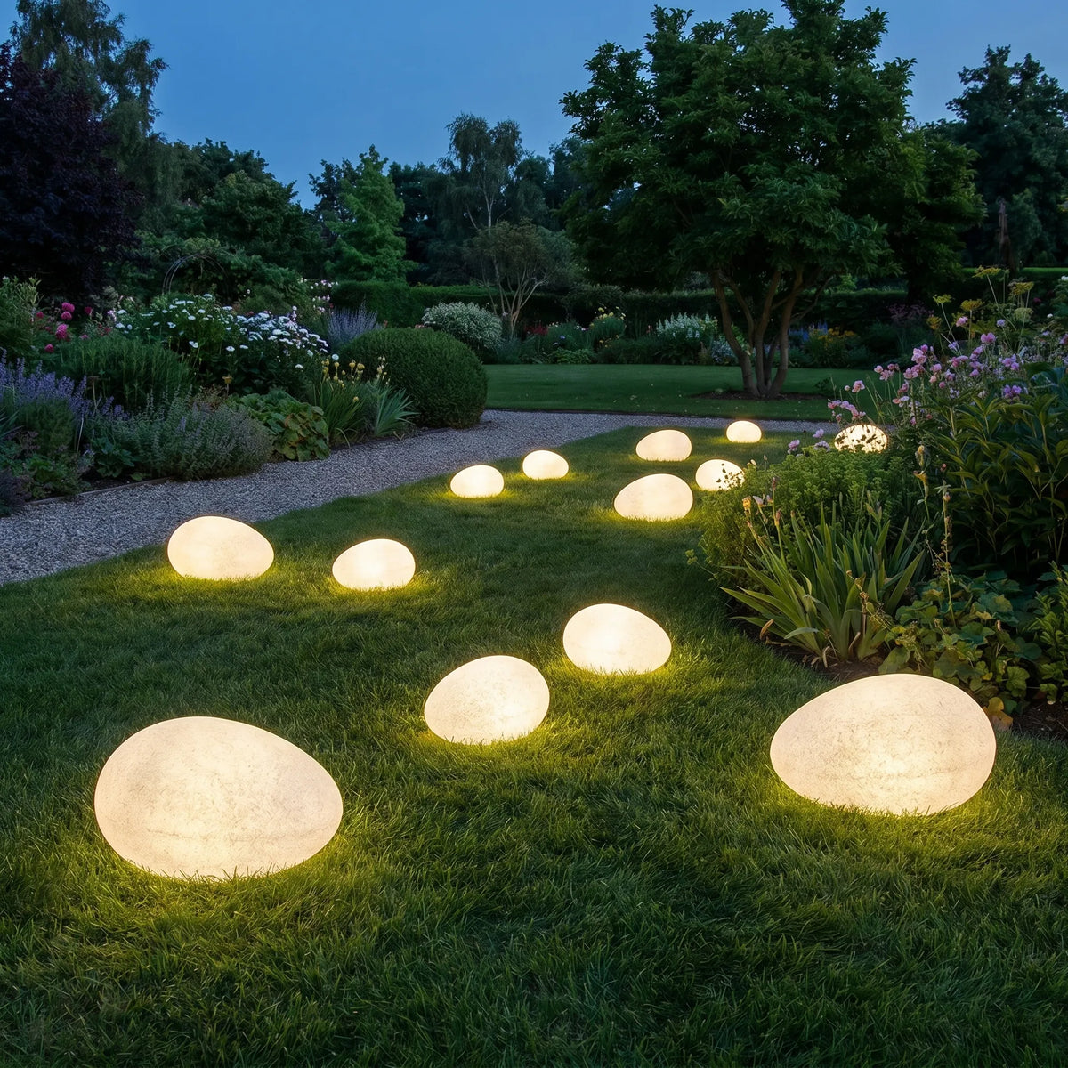 Cobblestone Colour Garden Light