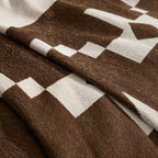 Cocoa Tribal Chenille Couch Cover