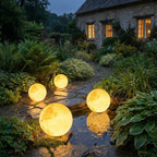 Colour Changing Moon Garden Light