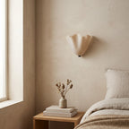 Coloured Frosted Glass Wall Lamp