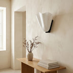 Coloured Frosted Glass Wall Lamp