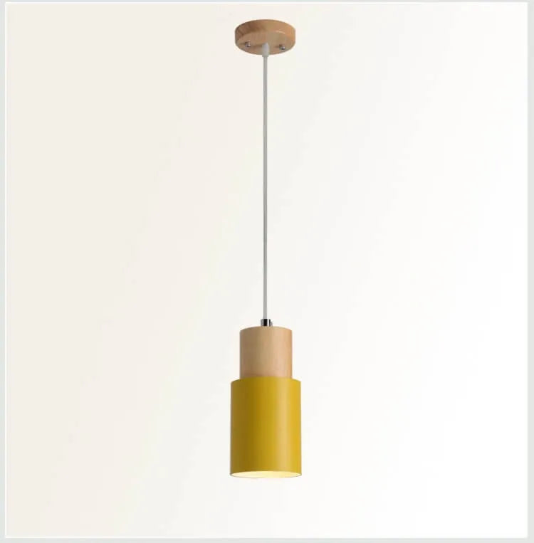 Colourful Aluminium Cylinder Pendant
