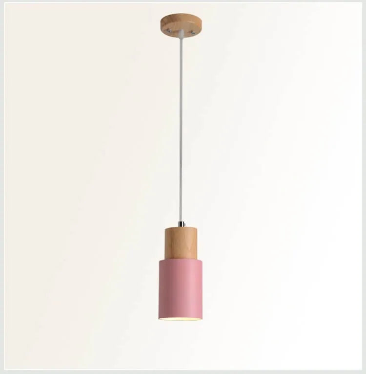 Colourful Aluminium Cylinder Pendant