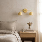 Colourful Dome Mirror Wall Light