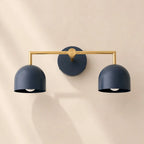 Colourful Dome Mirror Wall Light