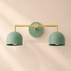 Colourful Dome Mirror Wall Light