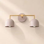 Colourful Dome Mirror Wall Light