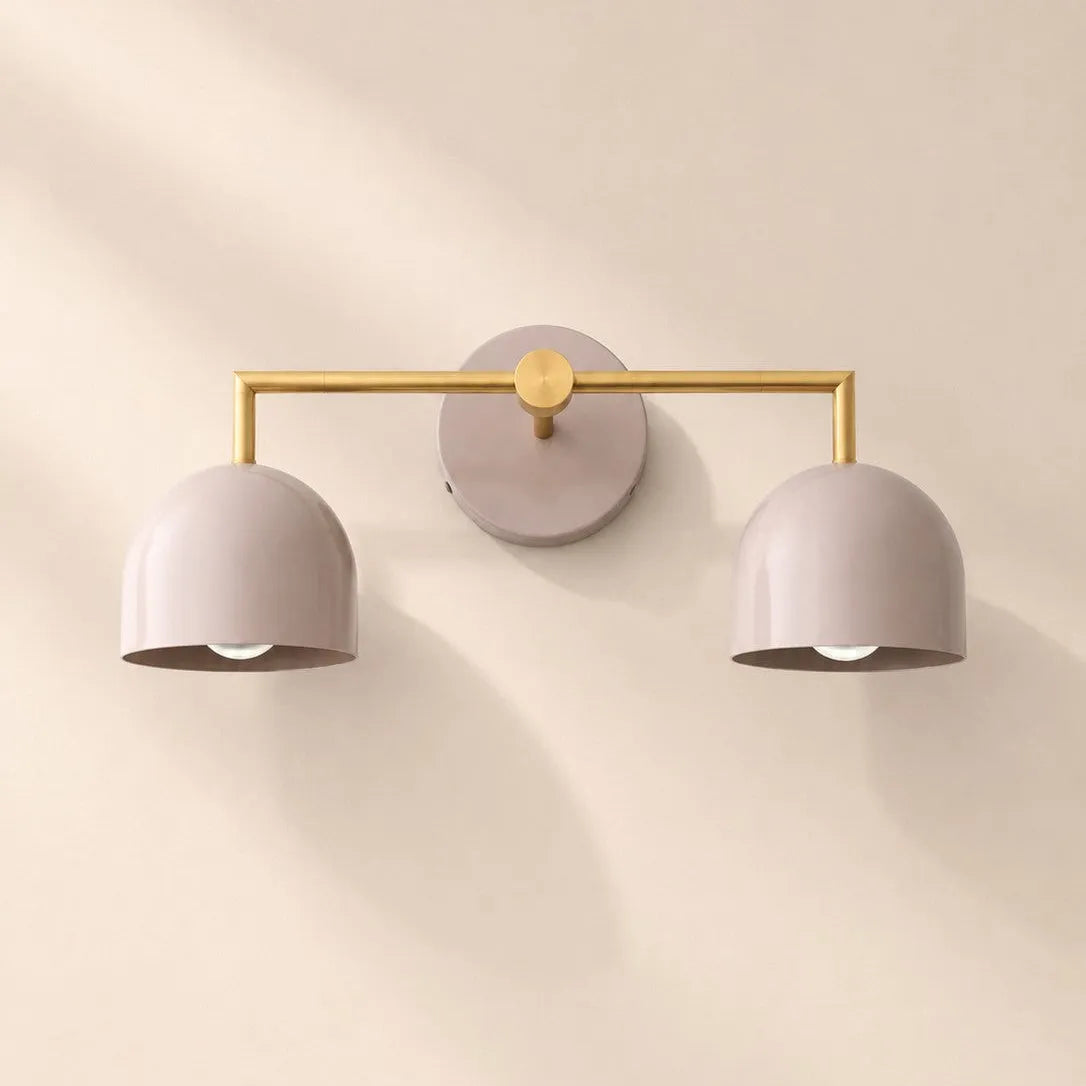 Colourful Dome Mirror Wall Light