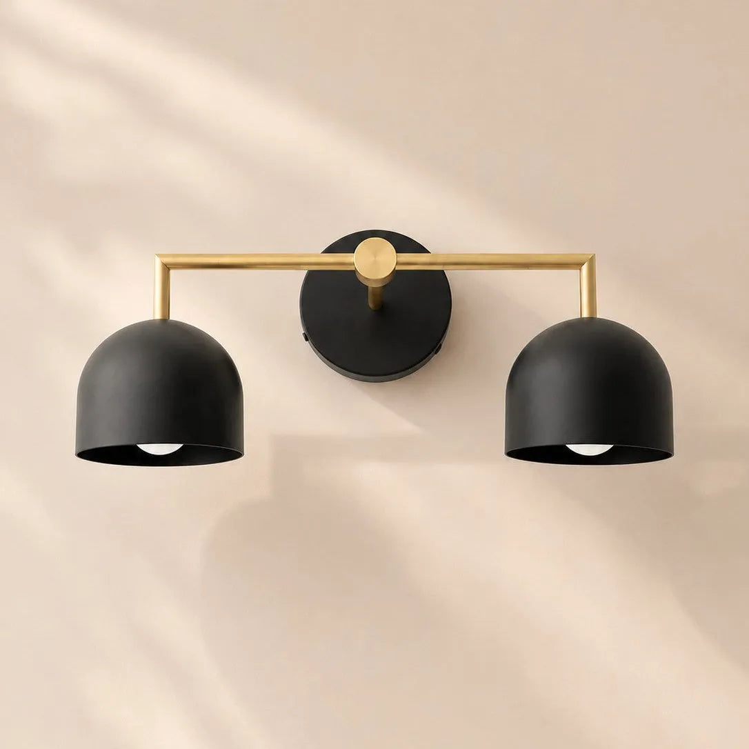 Colourful Dome Mirror Wall Light