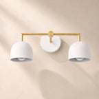 Colourful Dome Mirror Wall Light